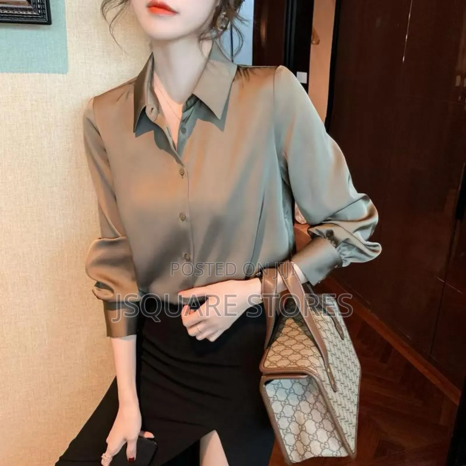 Ladies Silk Shirt