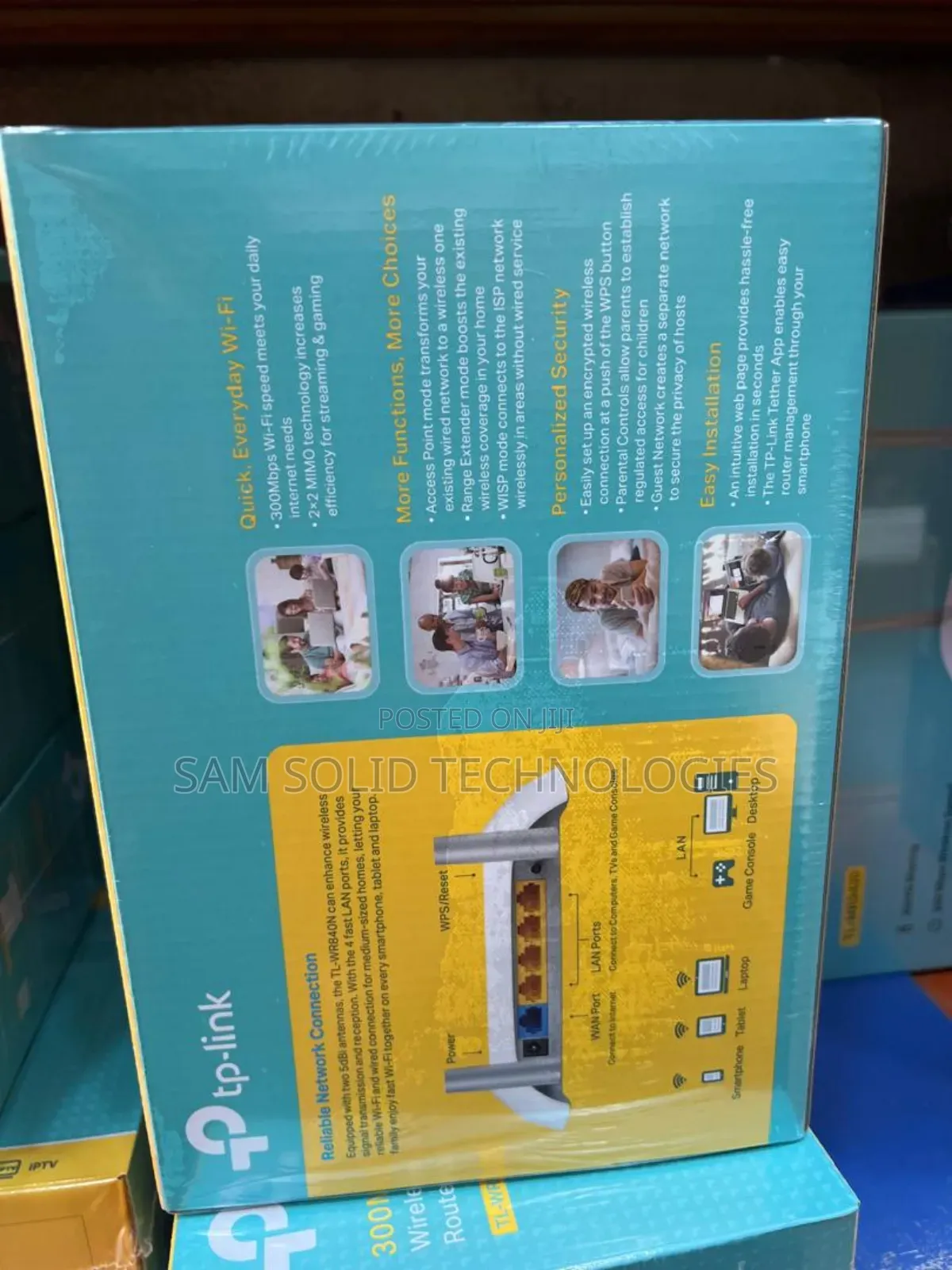 Tp-Link Wireless N Router W-840(4 in 1)