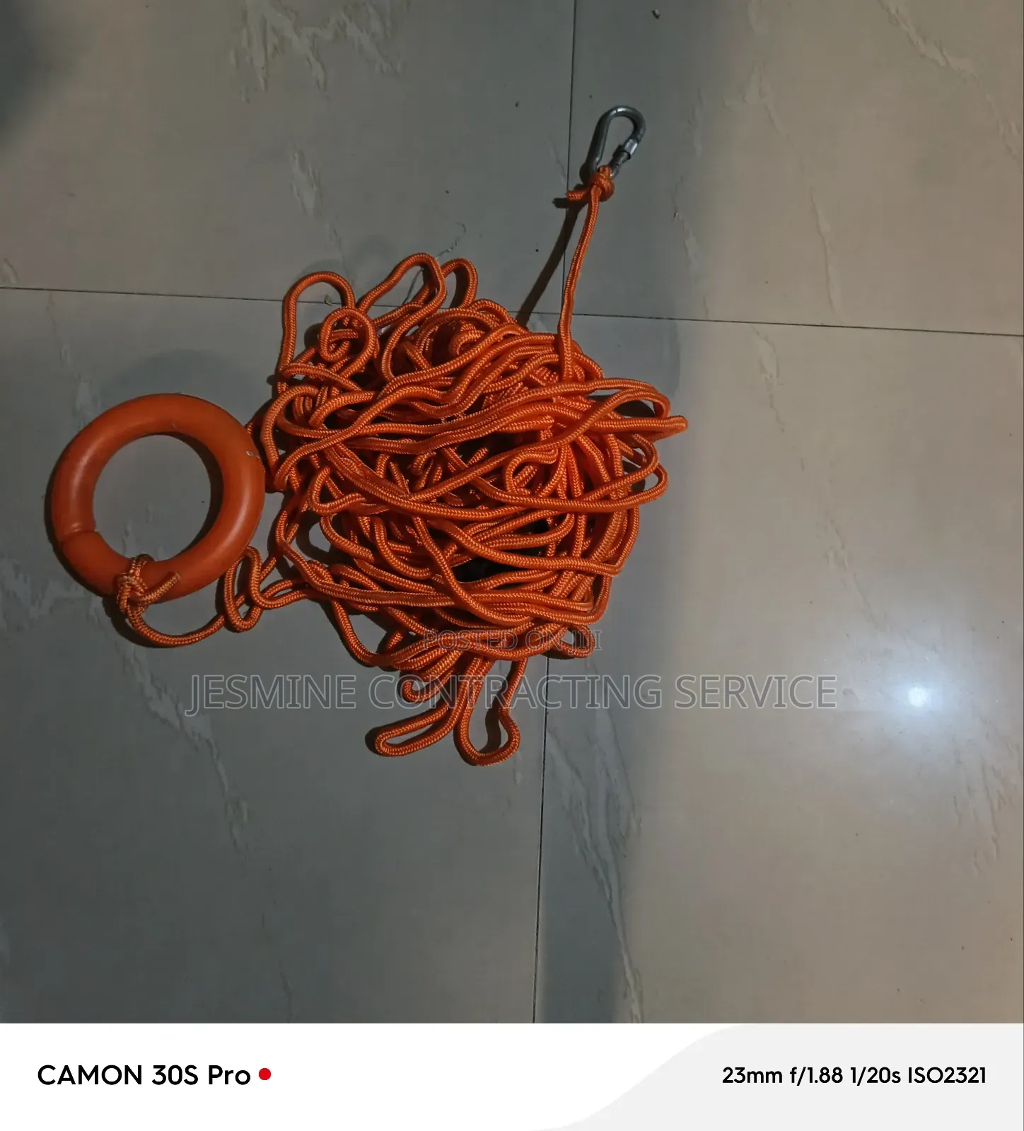 Life Line With Rescue Quoit