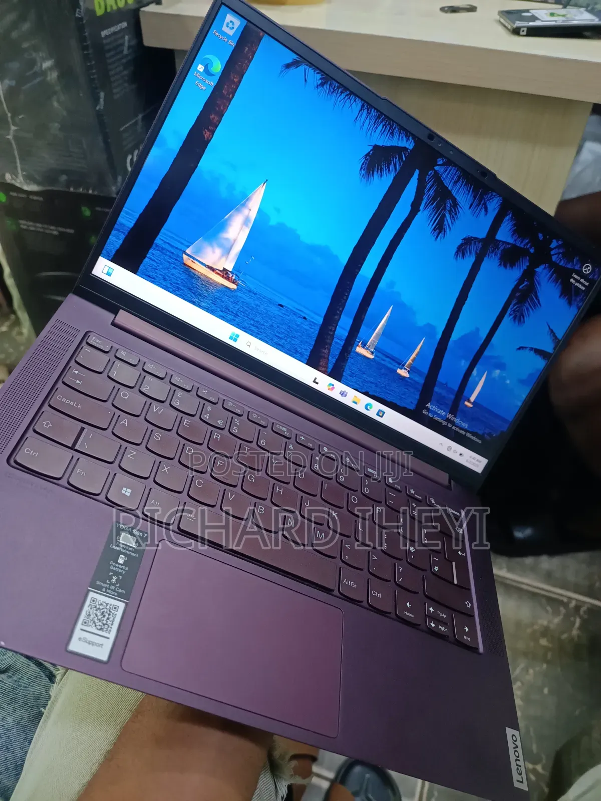 Laptop Lenovo Yoga 7i 8GB Intel Core I5 SSD 512GB