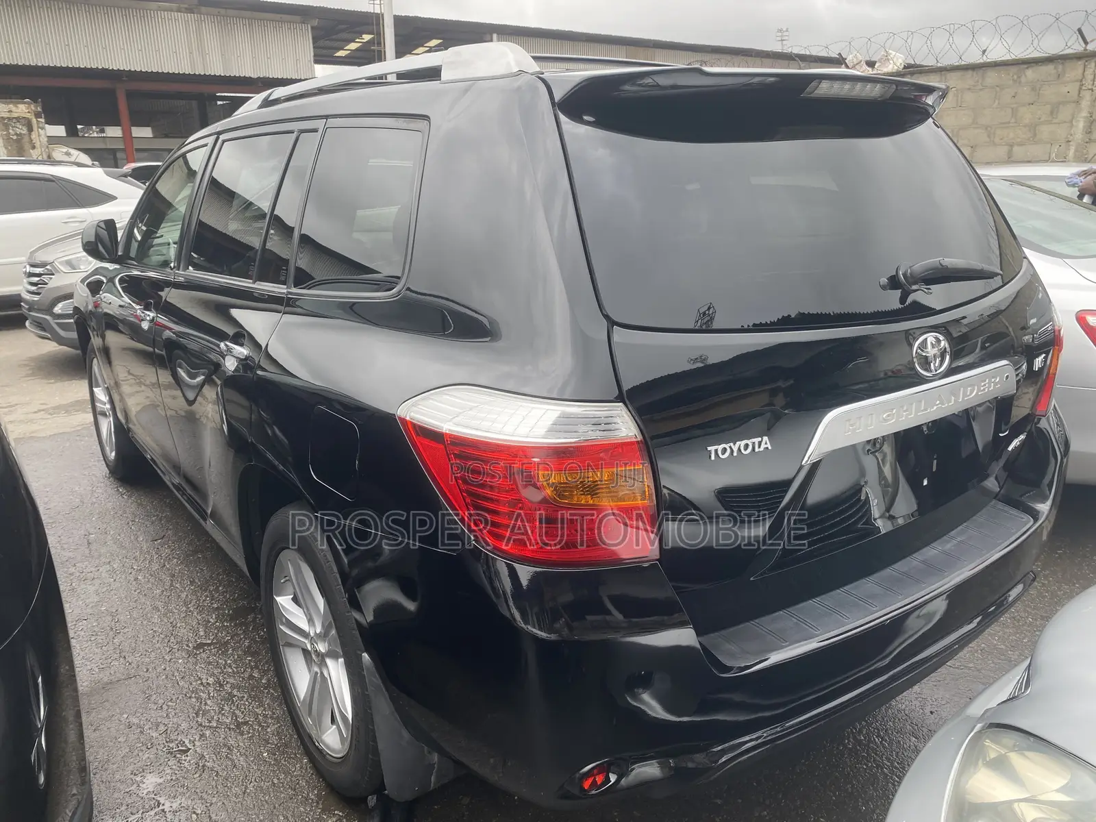 Toyota Highlander 4x4 2008 Black