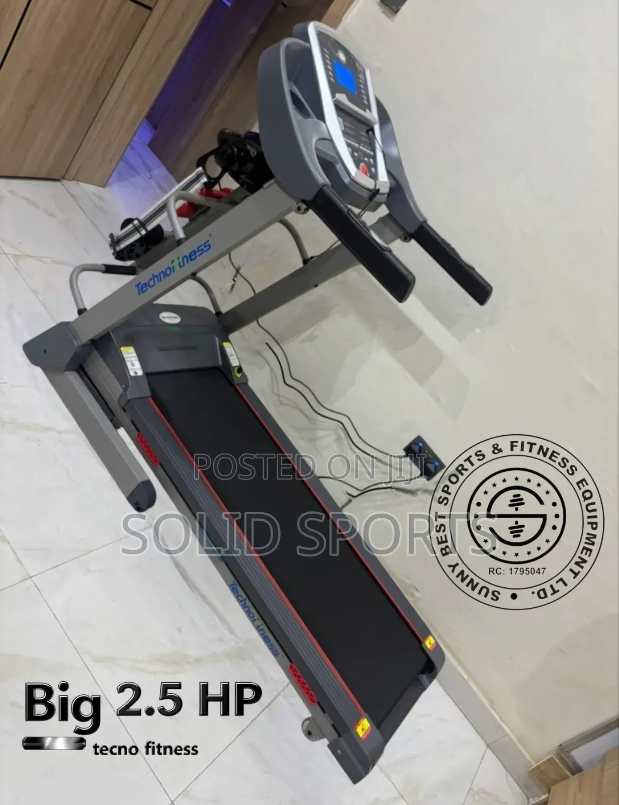 Tecno Fitness 2.5 Horsepower Treadmill