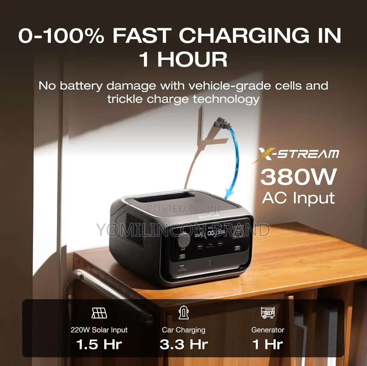 Ef Ecoflow Portable Power Station River 3 Plus, 286wh Lifepo