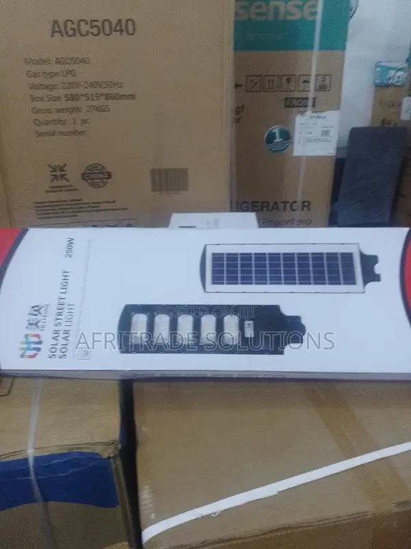 Control: 250w Solar Street Lights With Wireless Operation
