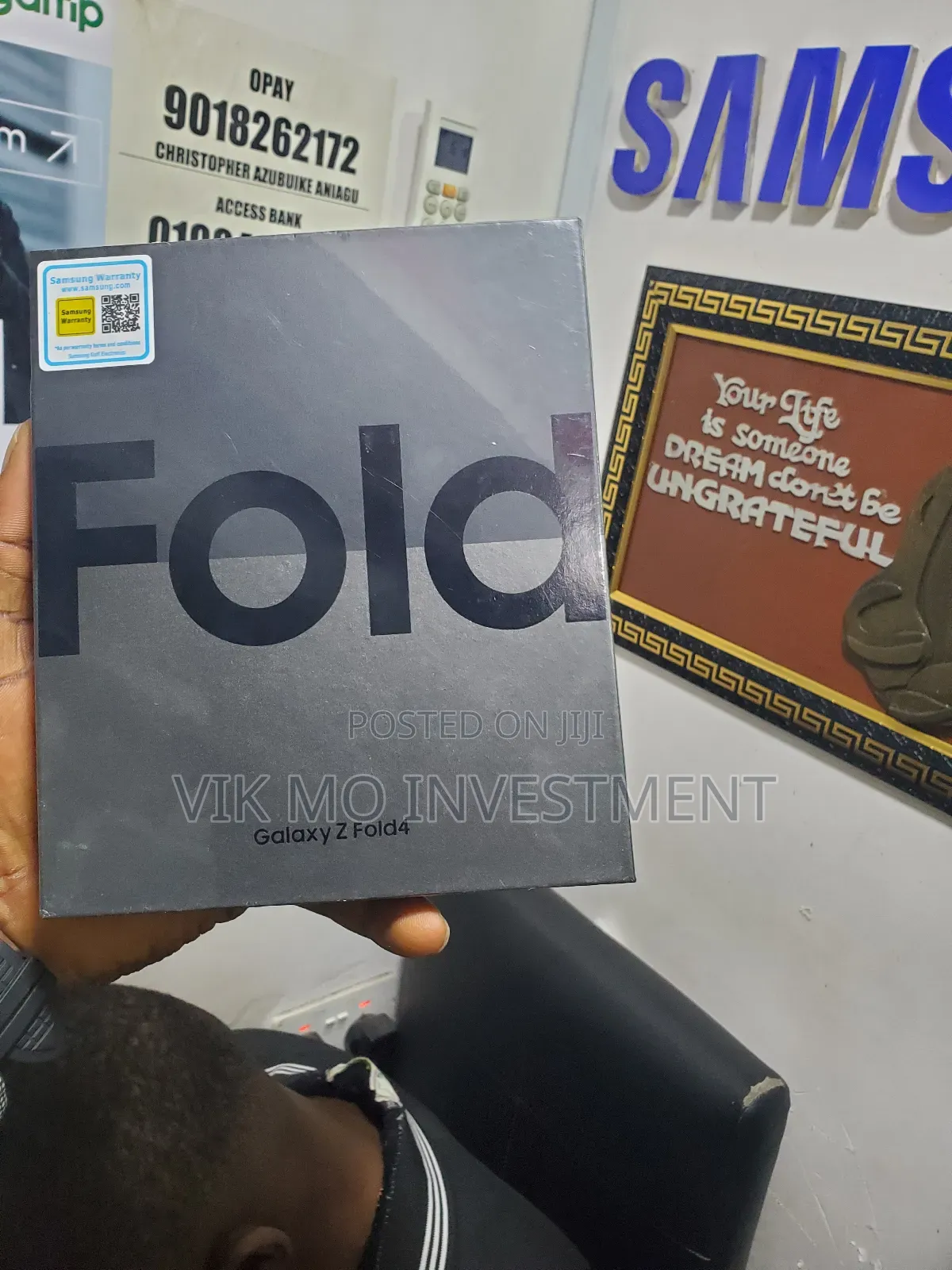 New Samsung Galaxy Z Fold4 512 GB Black