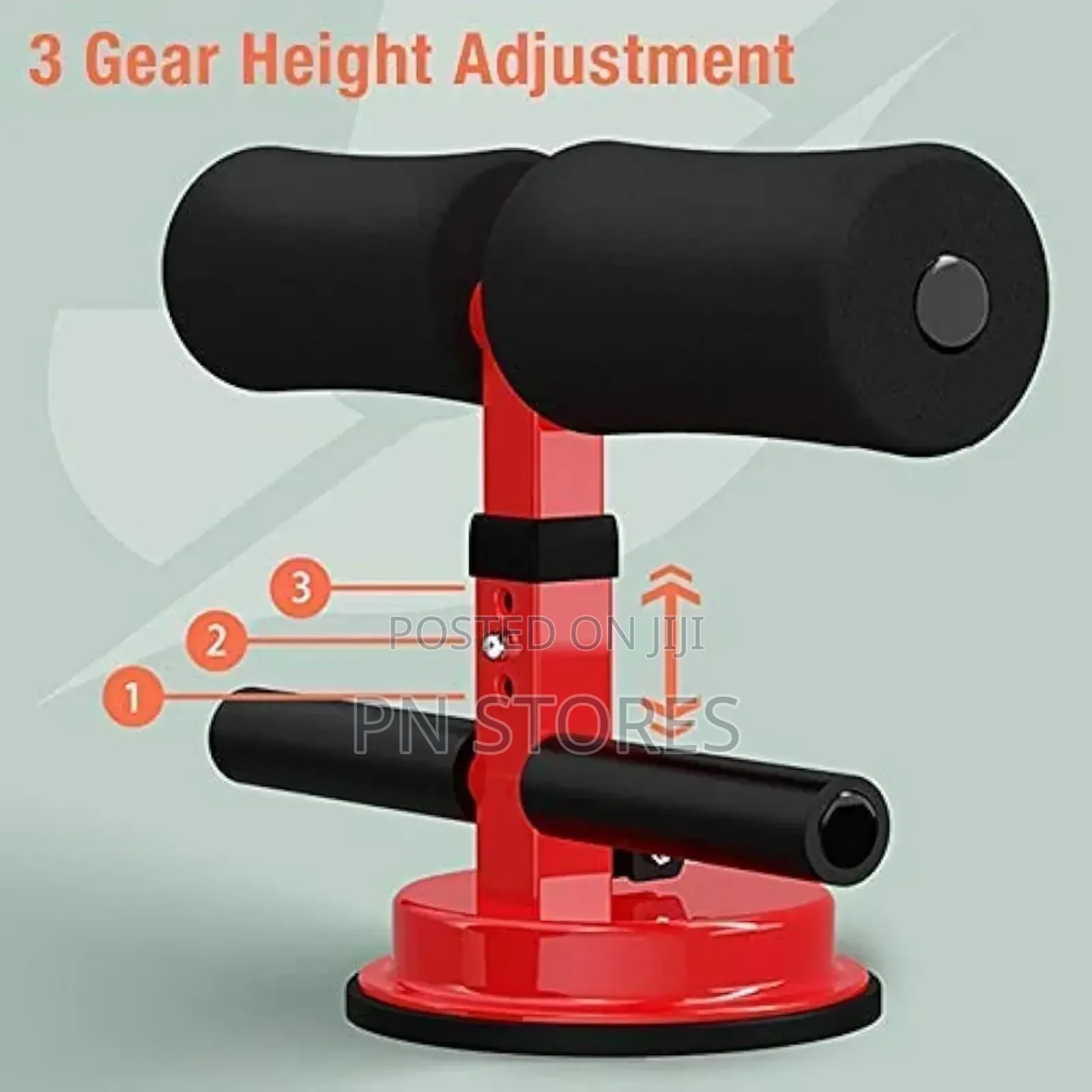 4 Level Adjustable Sit Up Bar With Self Suction