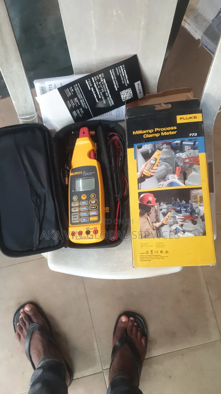 Fluke 773 Milliamp Process Clamp Meter
