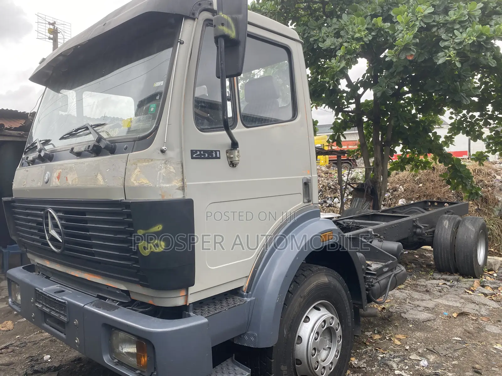 Mercedes Benz 2531 Gap and Chassis 2005 White