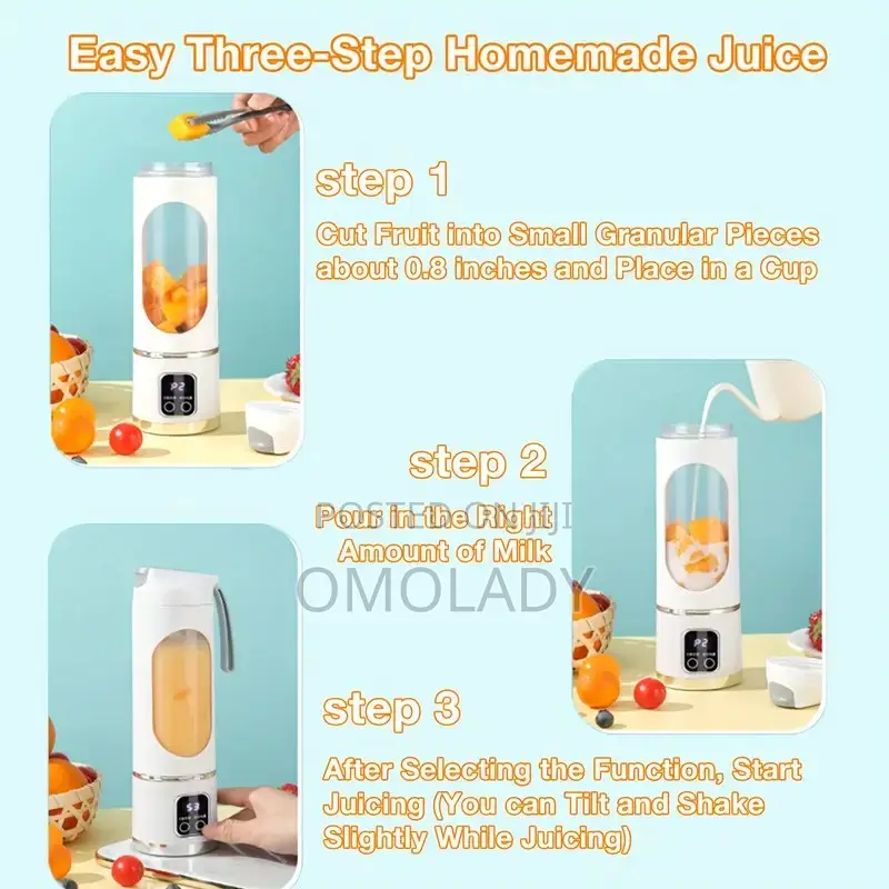 New Portable Digital Smoothie Juicer Blender - Hp-118