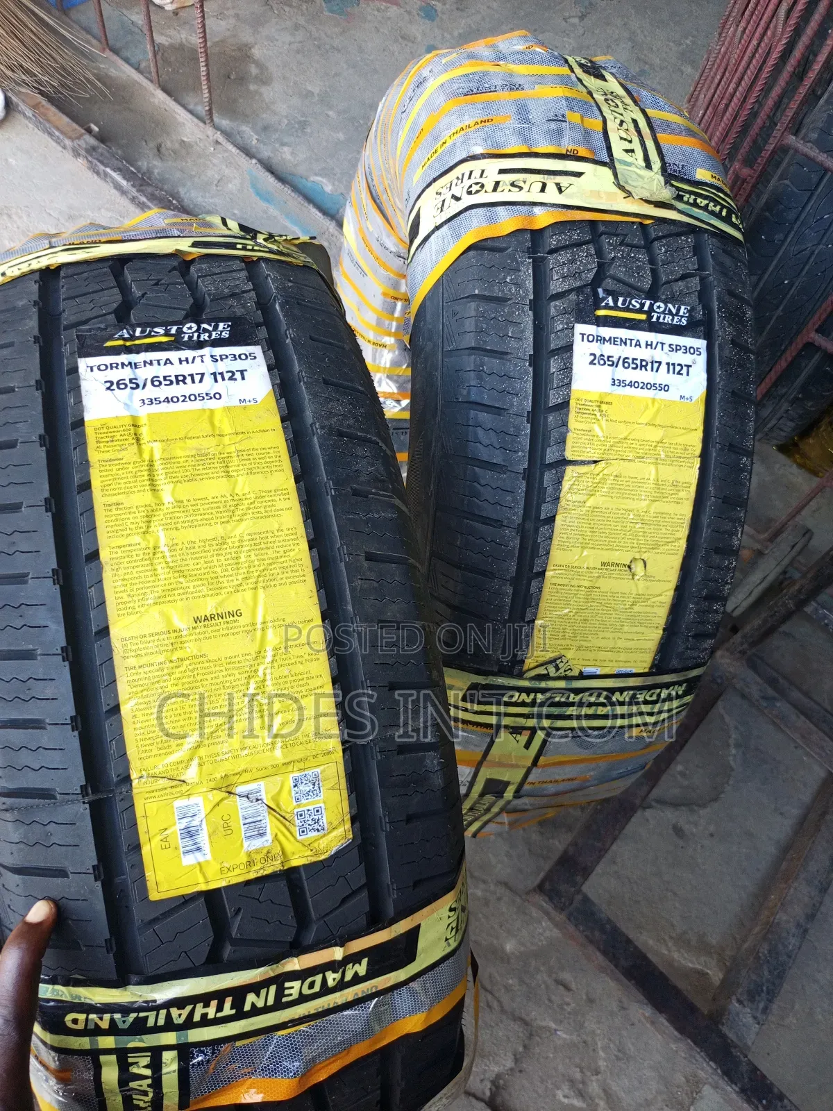 265/65/17 Auston Tire Made In Thailand