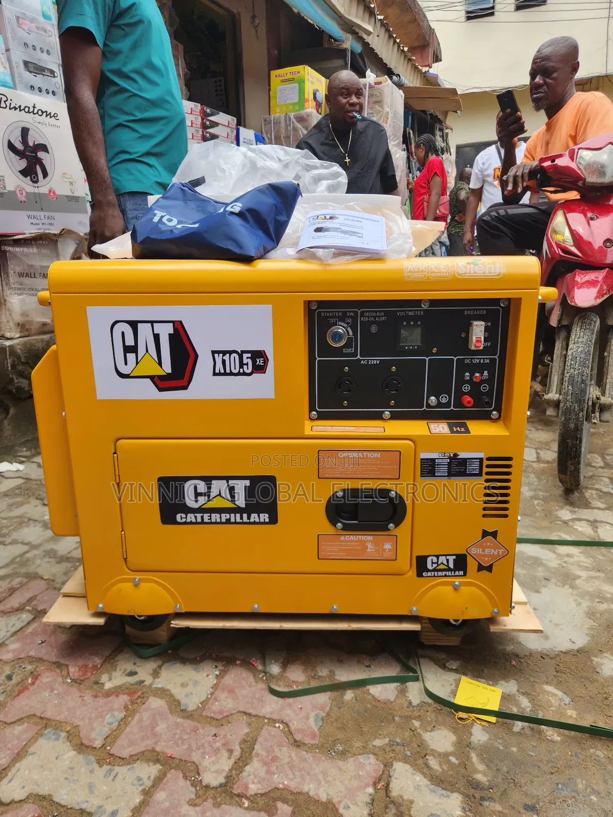 10kva Cat Diesel Silent Generator 100% Pure Copper Coil Key