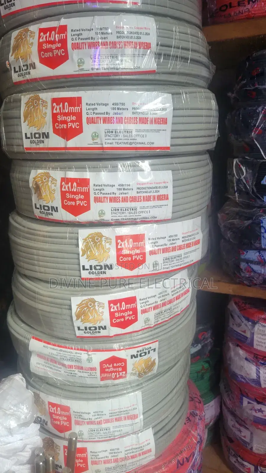 1.0mm 2core PVC