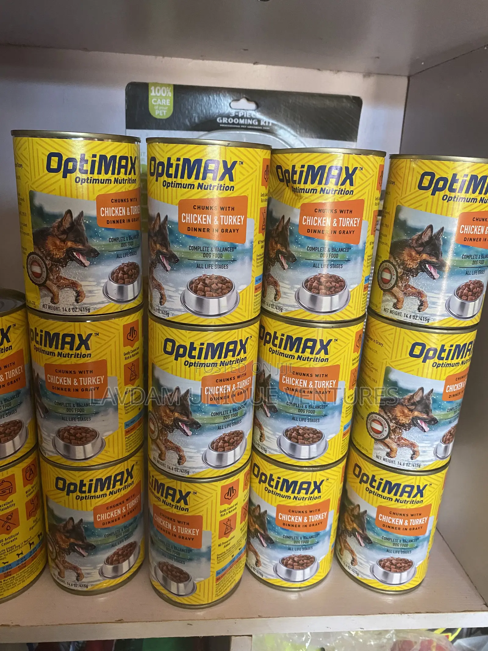 Optimax Adult Dog Food – 400g Canned | Pack Of 24 Available