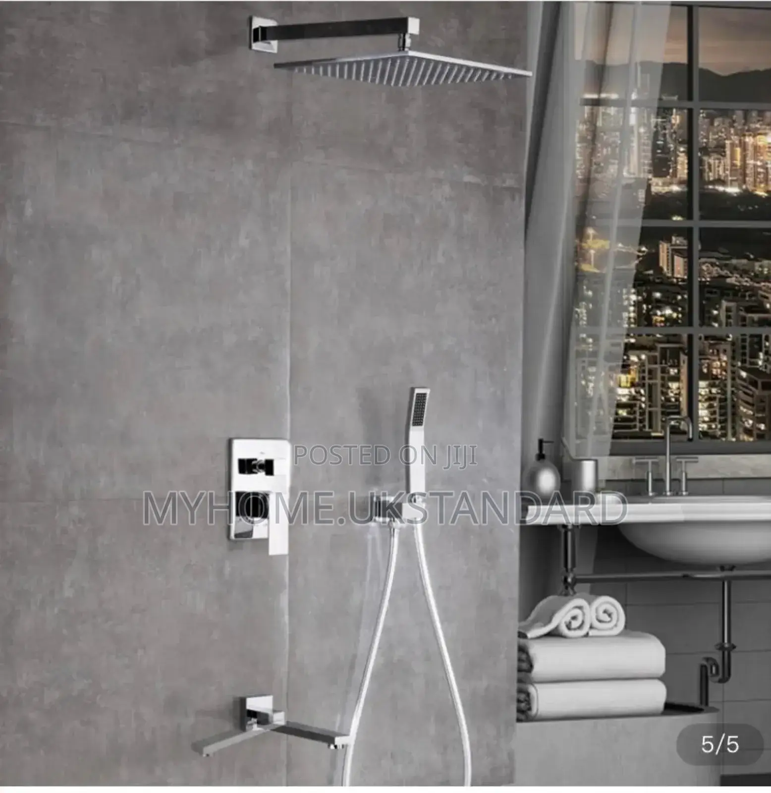 Premium Three Ways Silver Condit Shower