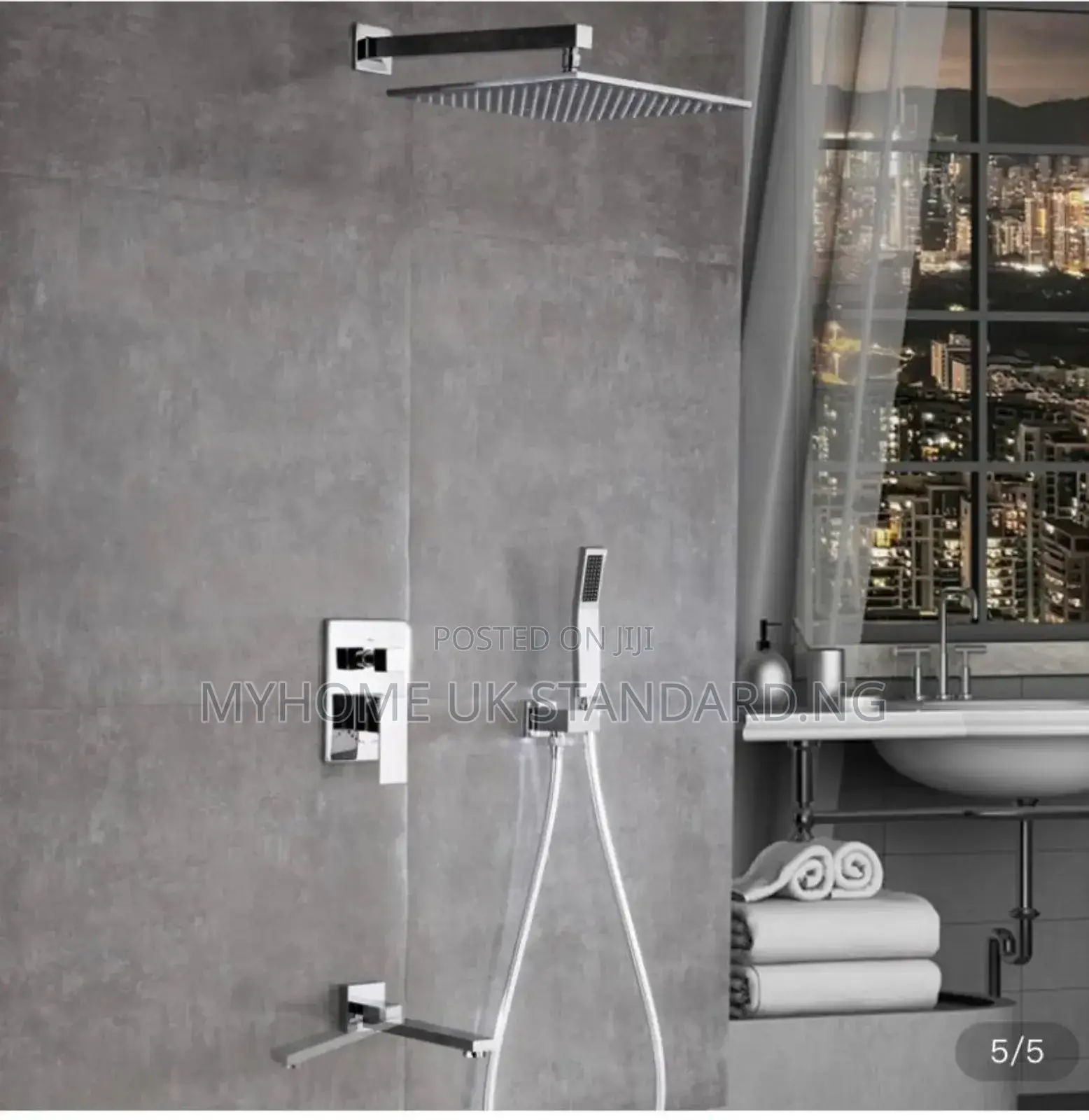 Premium Three Ways Silver Condit Shower