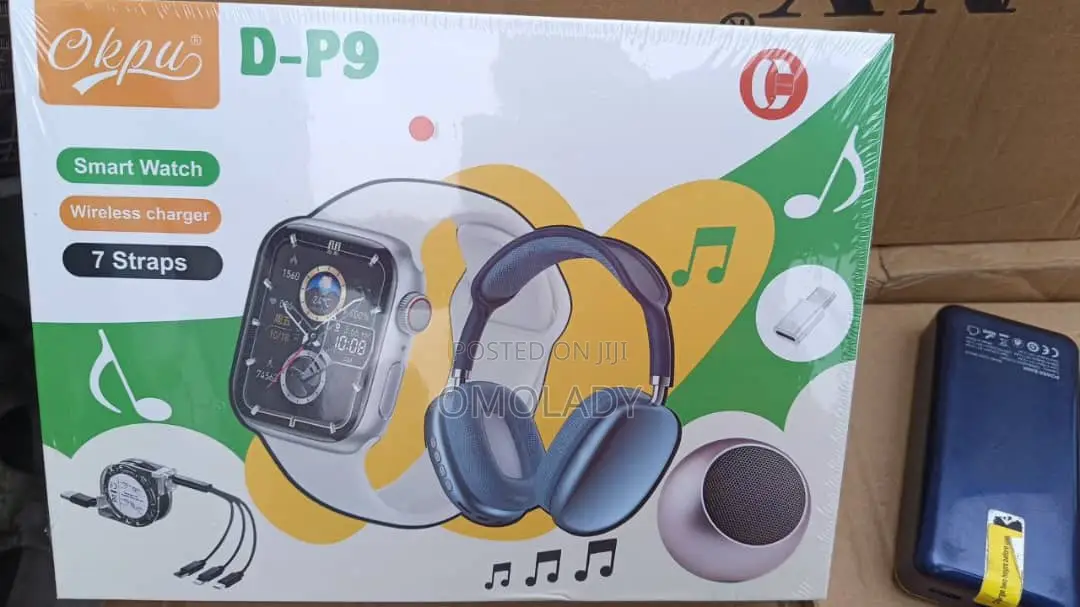 D-P9-7 3 in 1 Multiple Charger Smart Watch