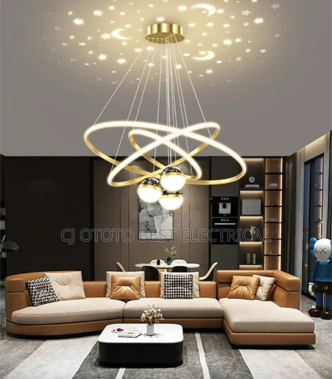 Led Sitting Room and Living Room Led Luxury Chandelier Light