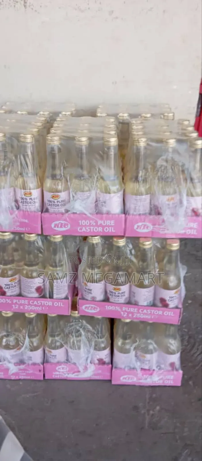 Ktc Pure Castor Oil 12x250ml