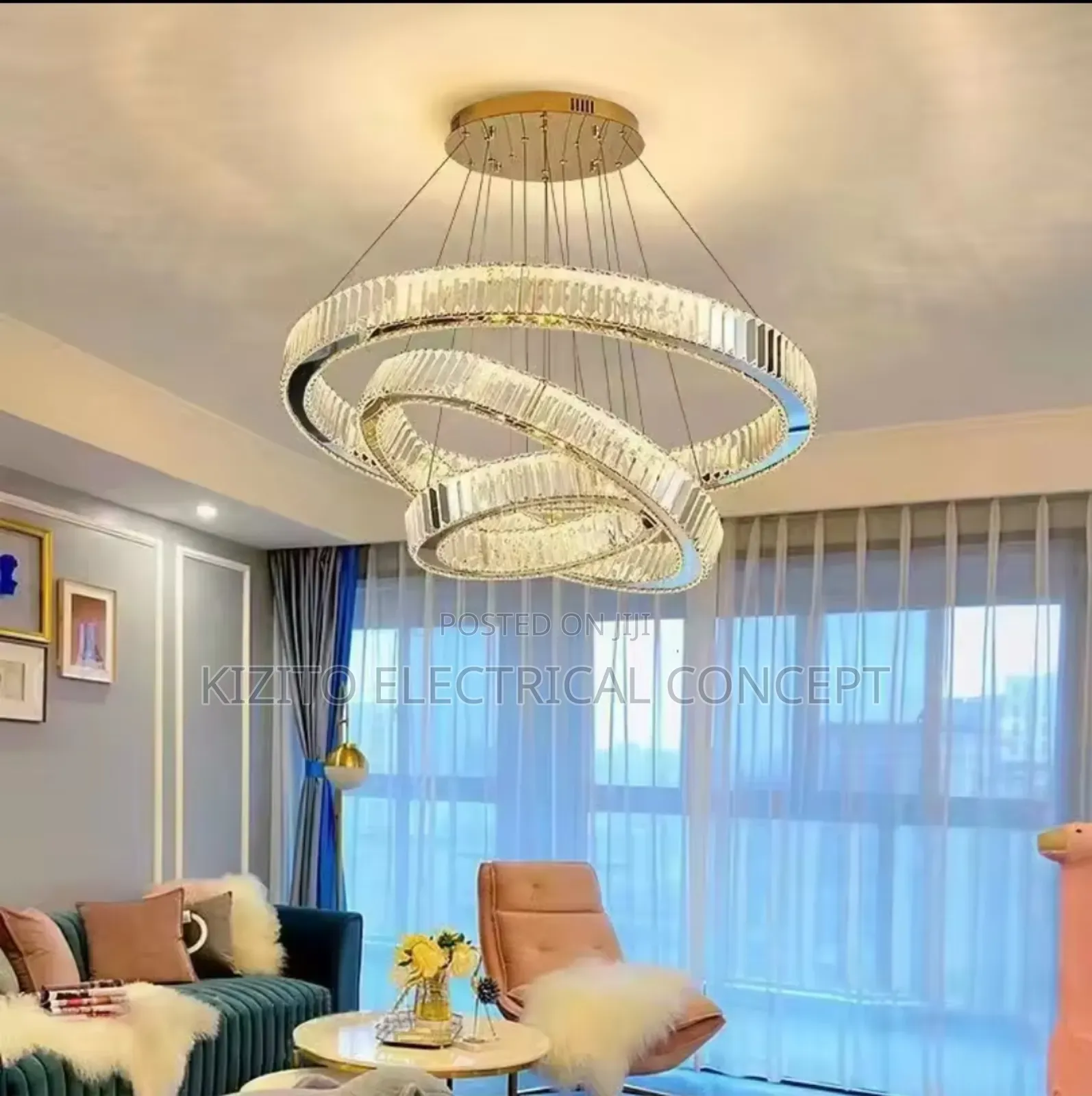Nodic Crystal Glass Chandelier (600mm)