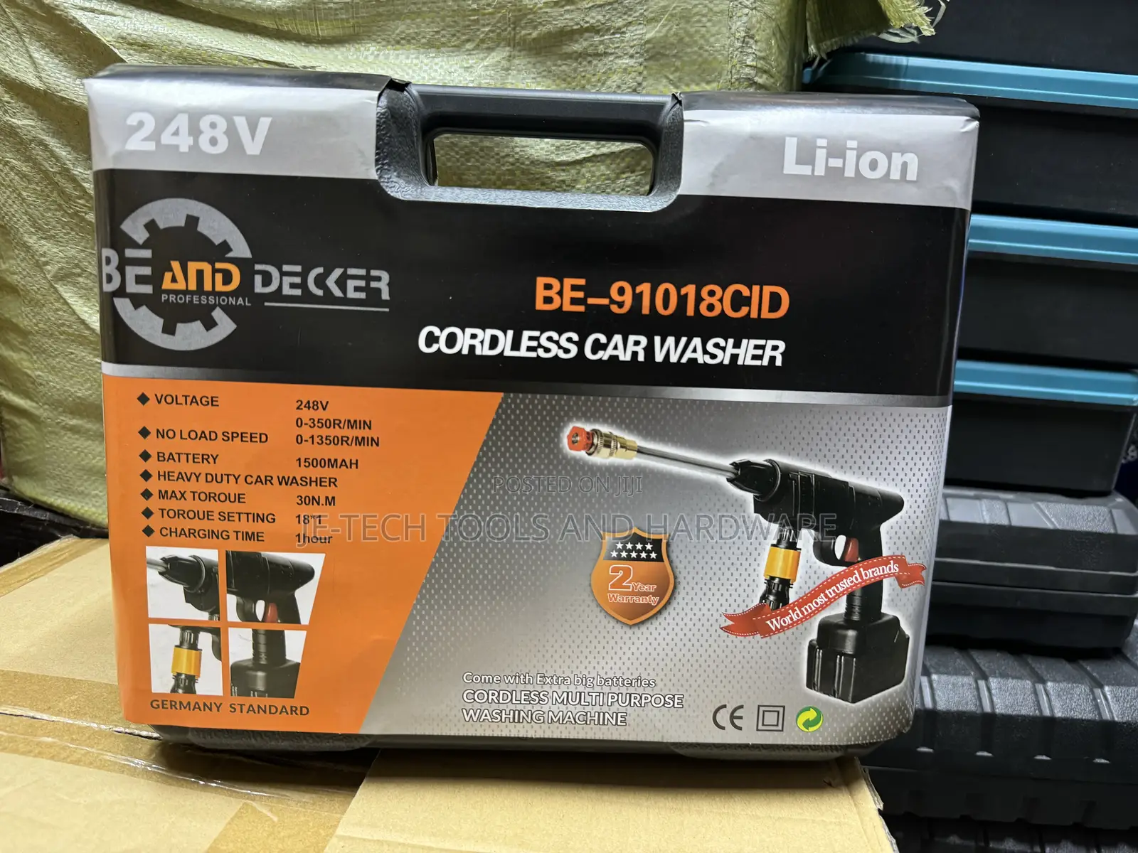 Be And Decker Cordless Car Washer Be-91018cid