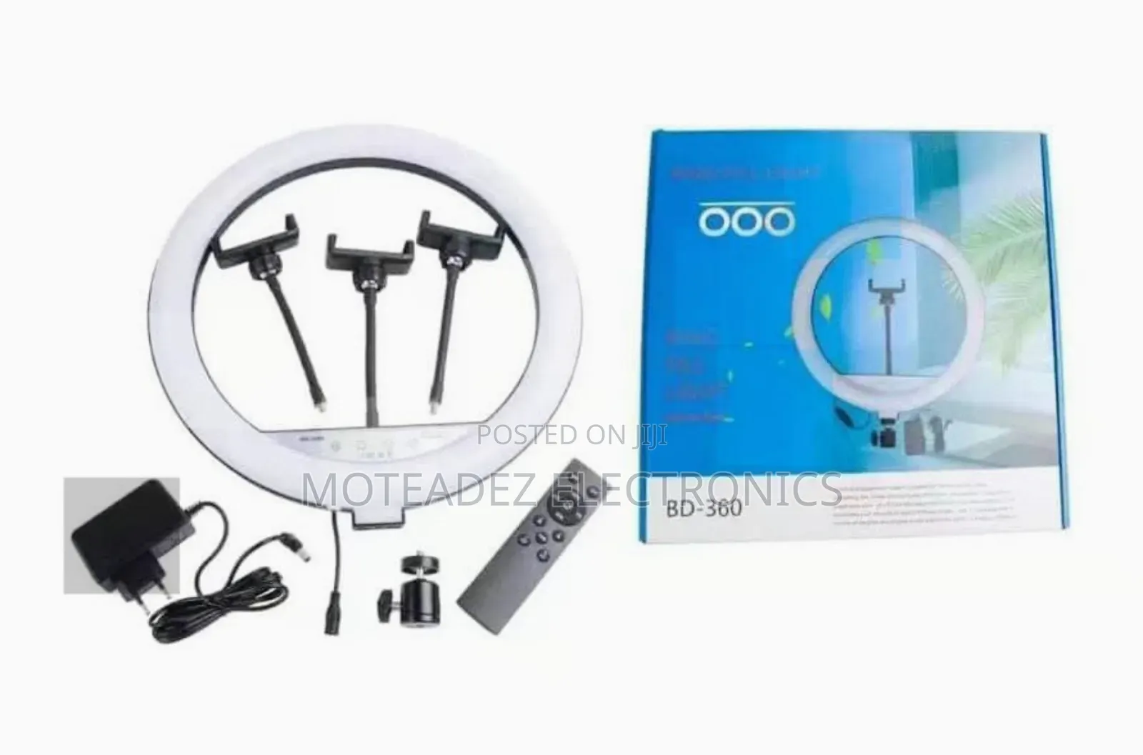 14" Non RGB Ring Fill Light/Phone Holder/Tripod Stand/Remote