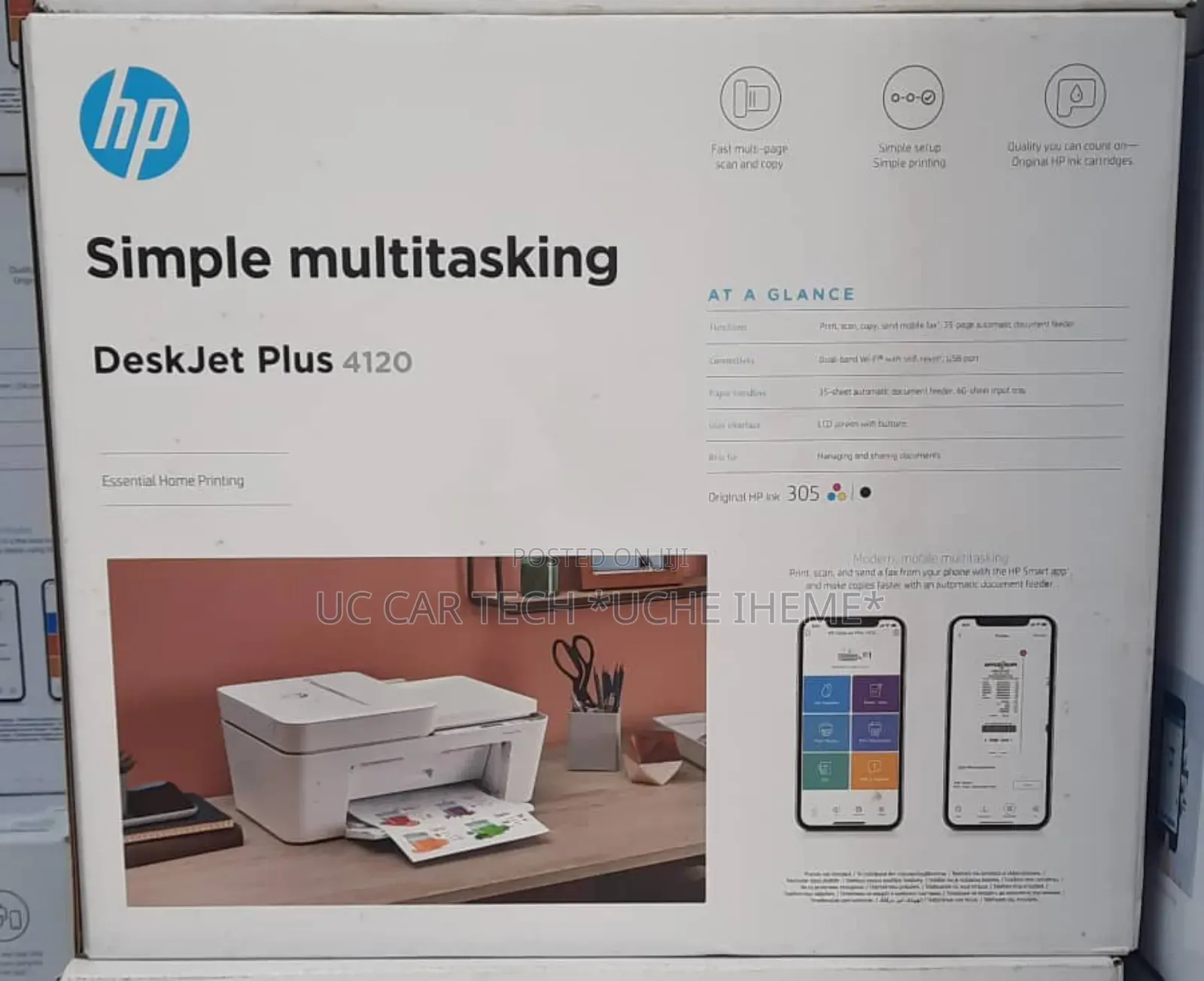 Deskjet Plus 4120
Wireless All-in-One Inkjet