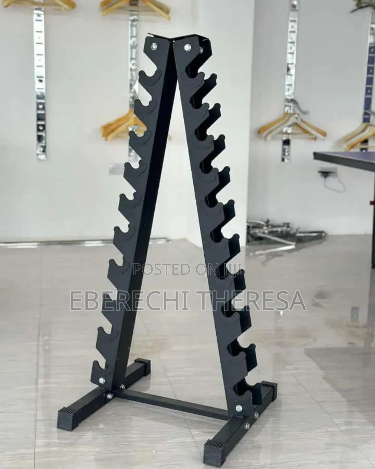 10 Steps Dumbbell Rack