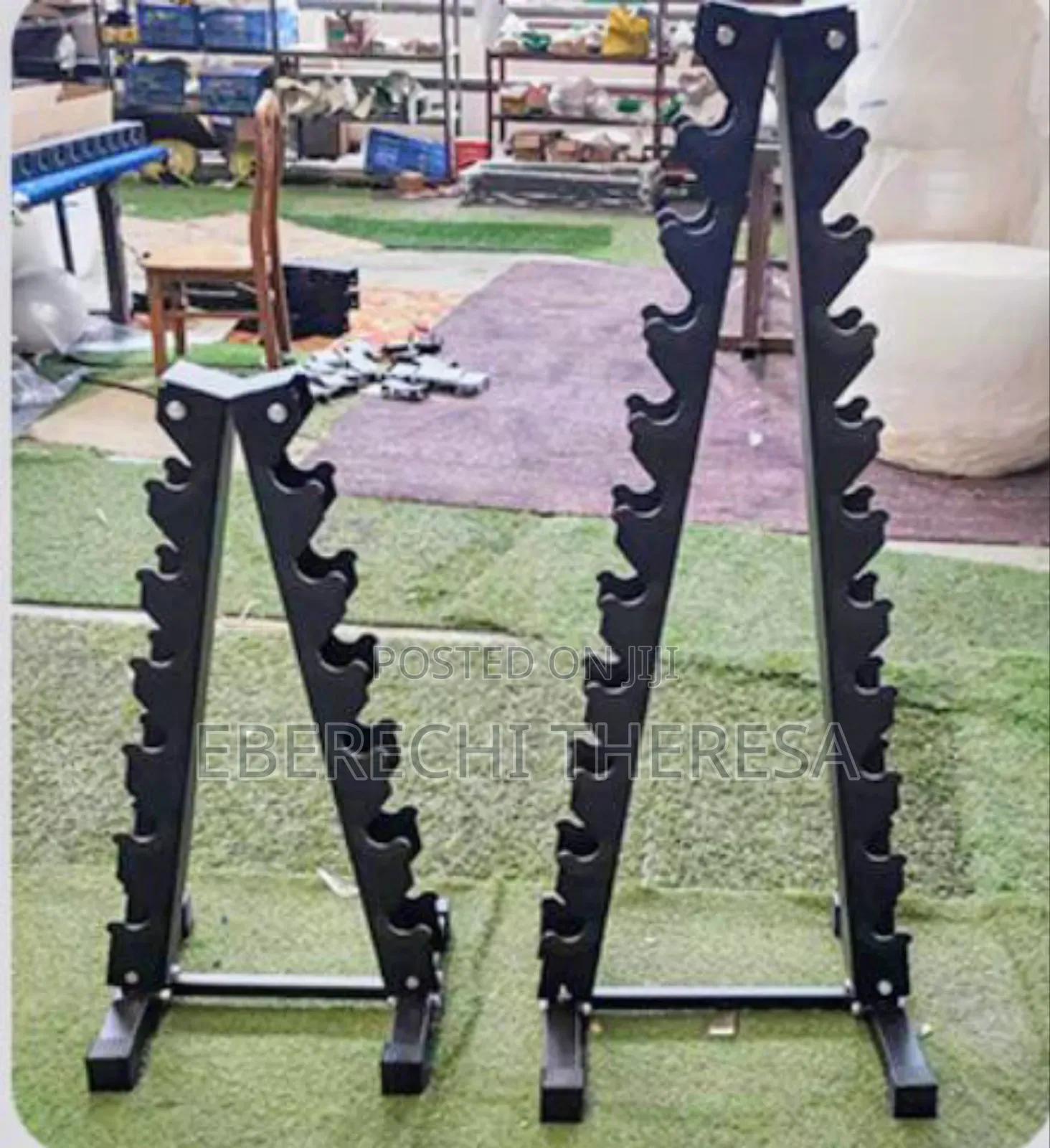 10 Steps Dumbbell Rack