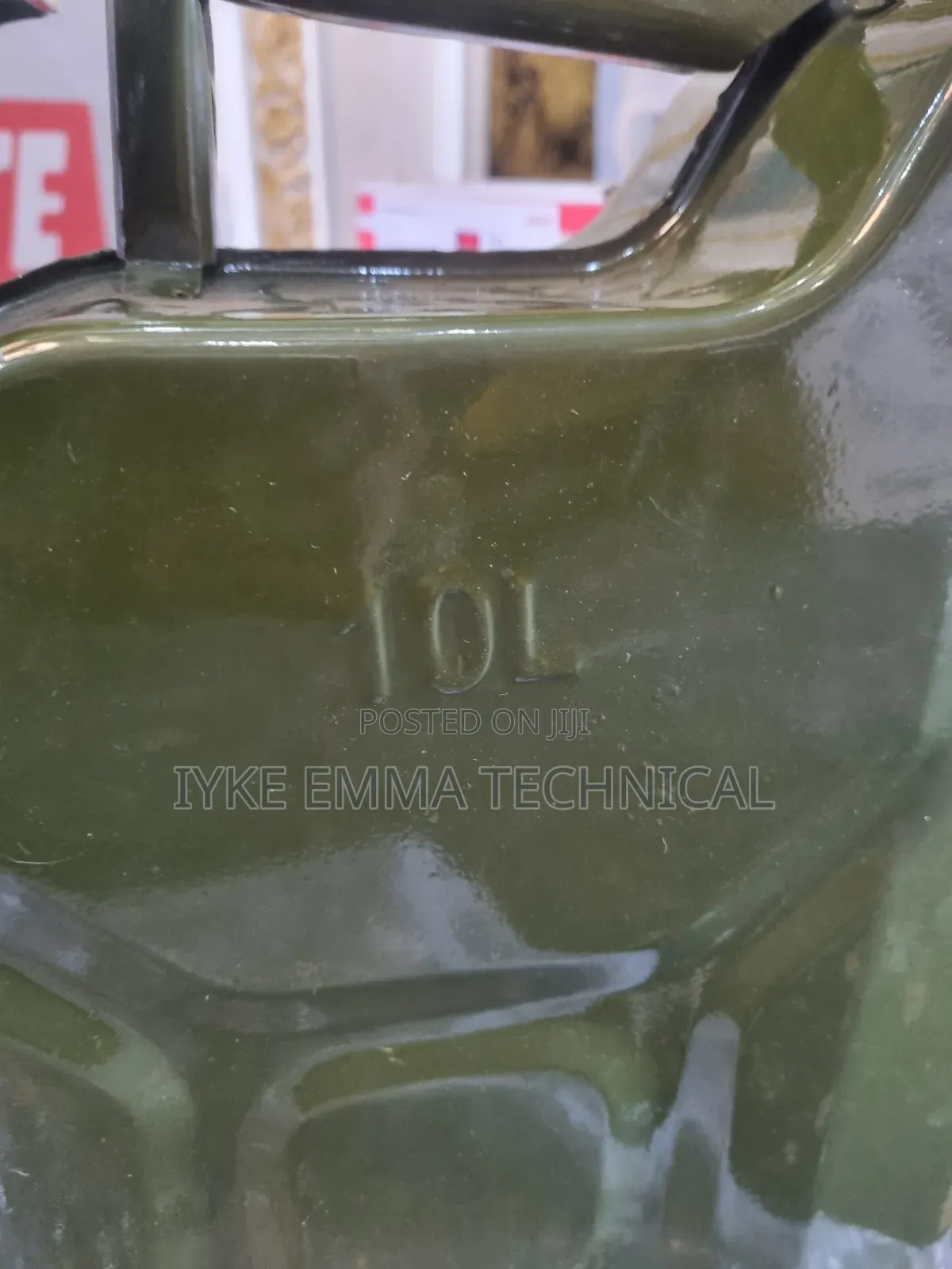 Metal Fuel Jerry Can / Jerrycan 10ltrs