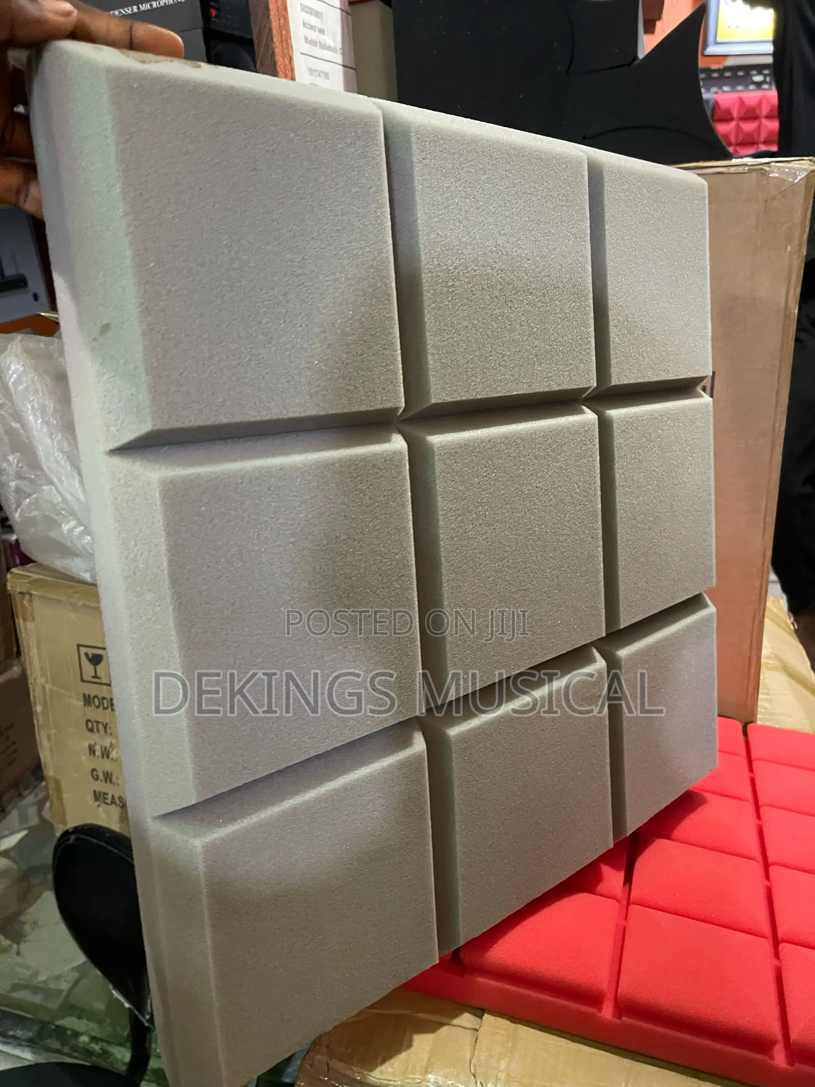 Acoustic Foam 50x50cm Sound Proof Wall Panel