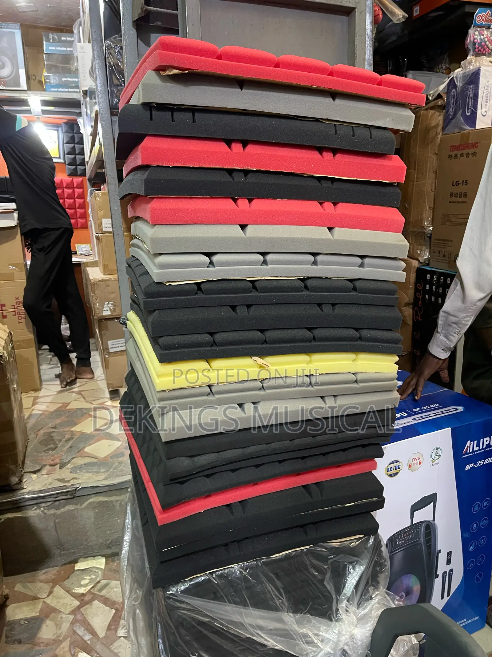 Acoustic Foam 50x50cm Sound Proof Wall Panel