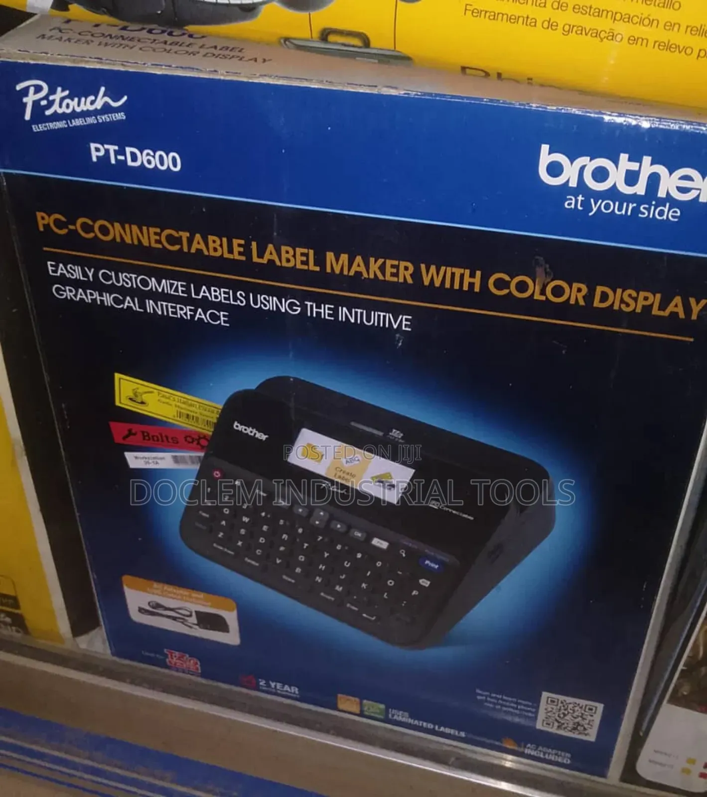 Pc_connectible Label Maker With Color Display
