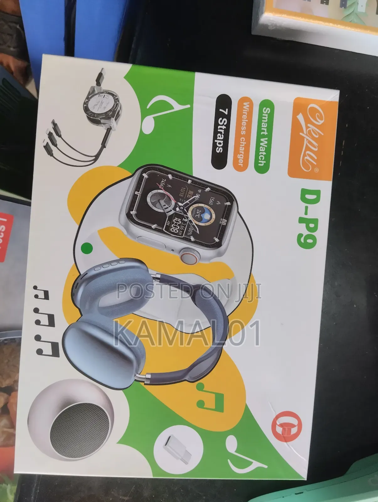 D P9 Smart Watch With Bluetooth Headset