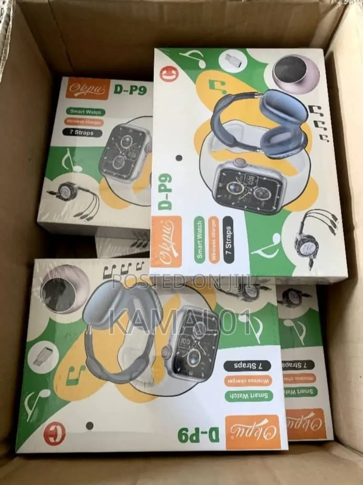 D P9 Smart Watch With Bluetooth Headset