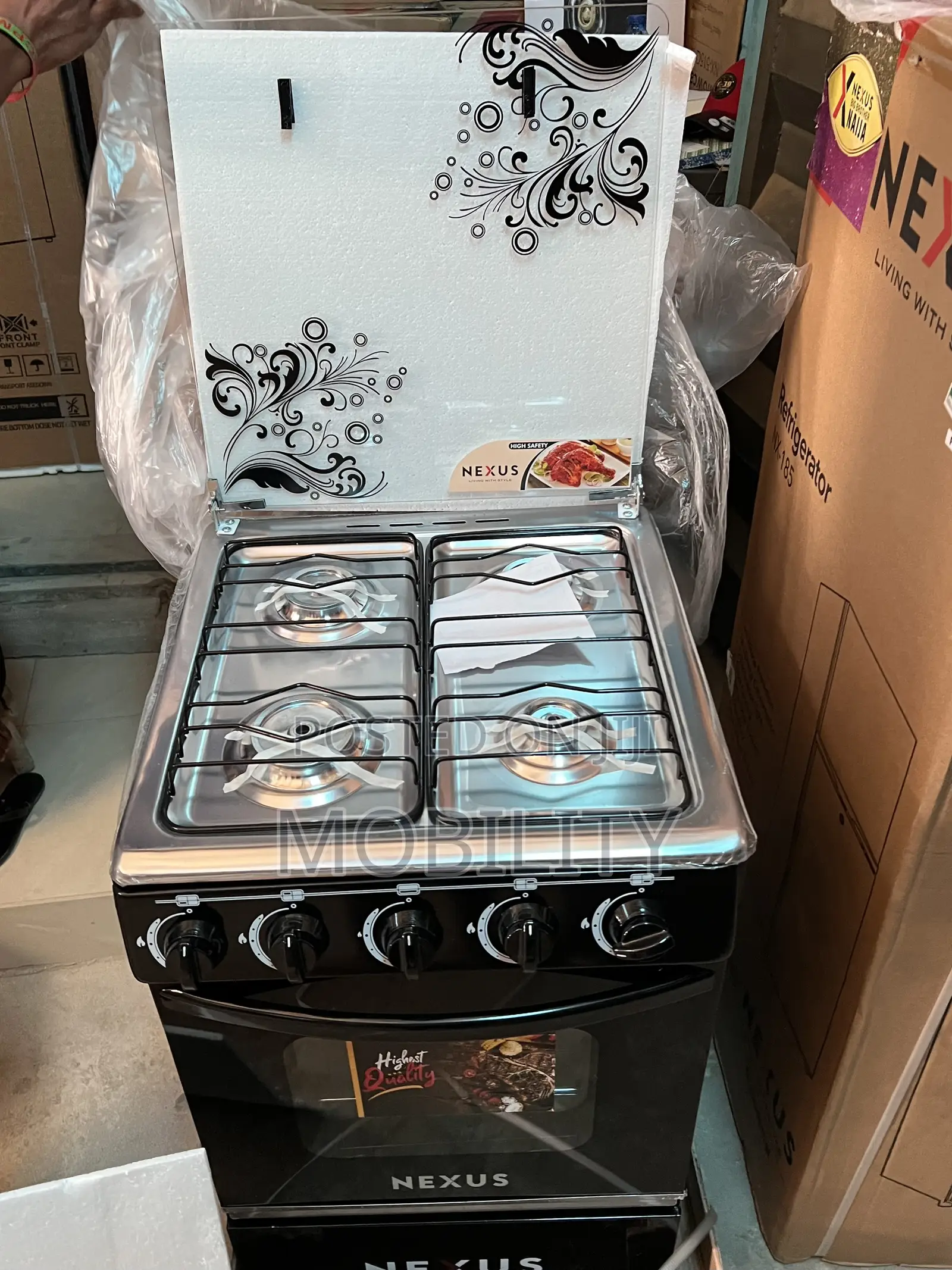 Nexus Gas Cooker 4 Burner