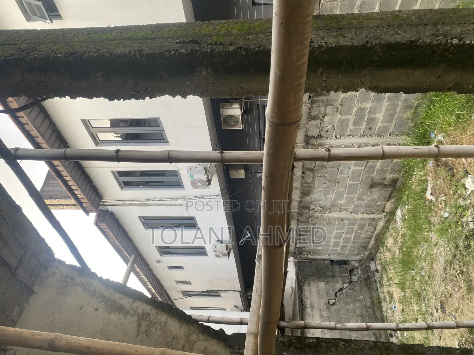 Grey Aluminum Casement Window