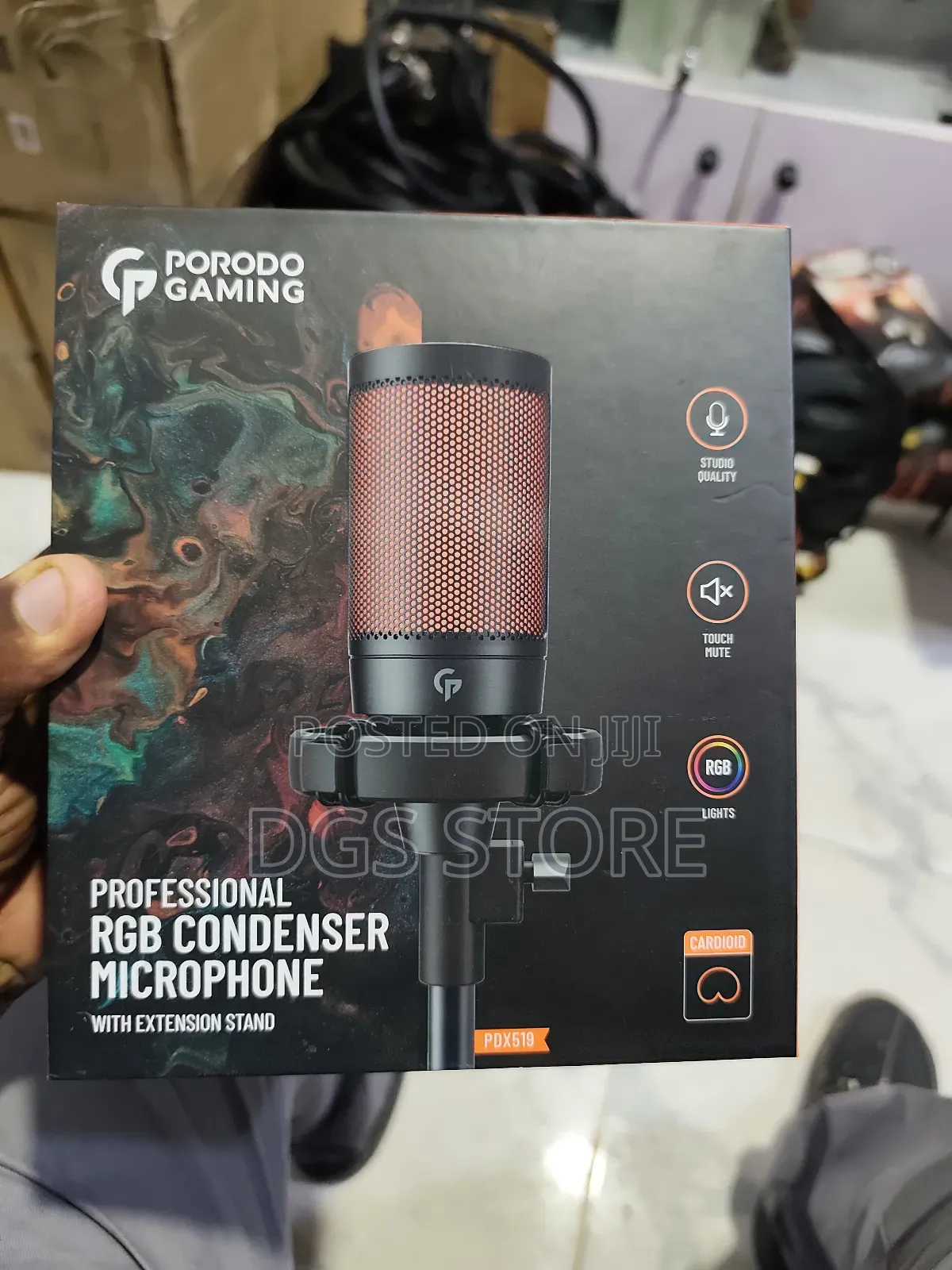 Porodo Gaming Pdx519 Professional RGB Condenser Microphone 1