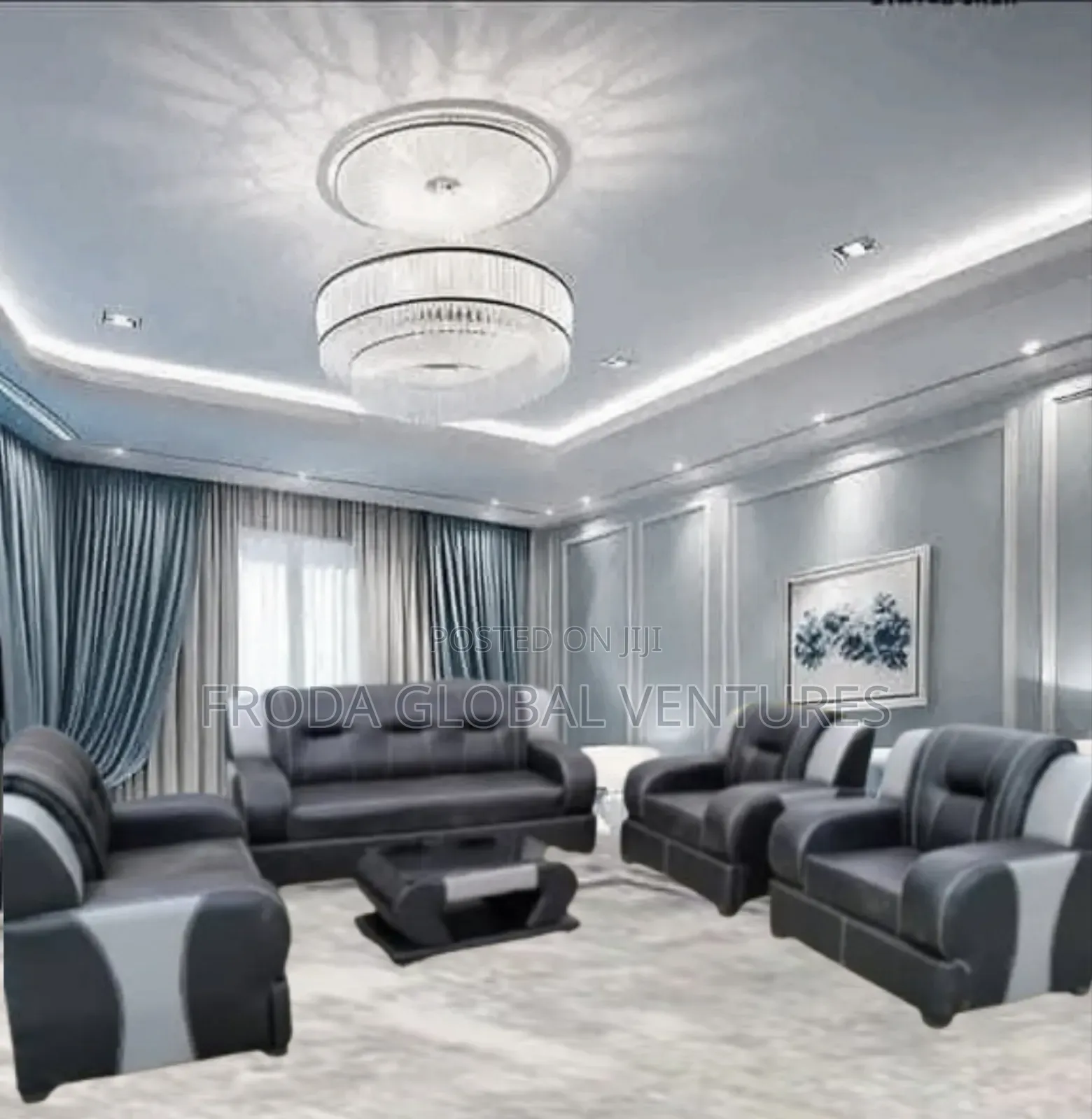 Quality Couch of 7 Seaters Sofa Chairs and Table. Phblla1
