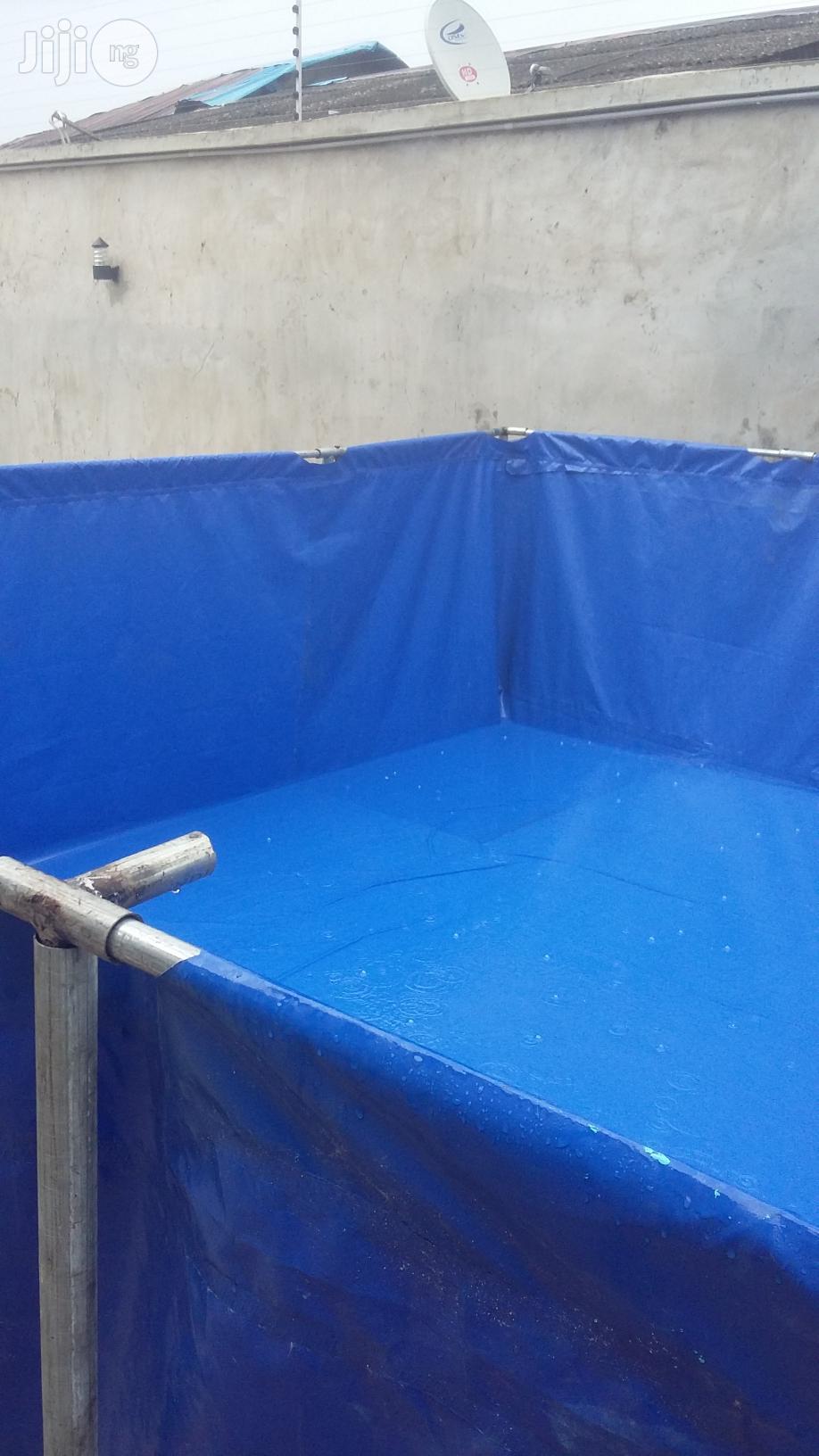 Mobile Tarpaulin Fish Pond