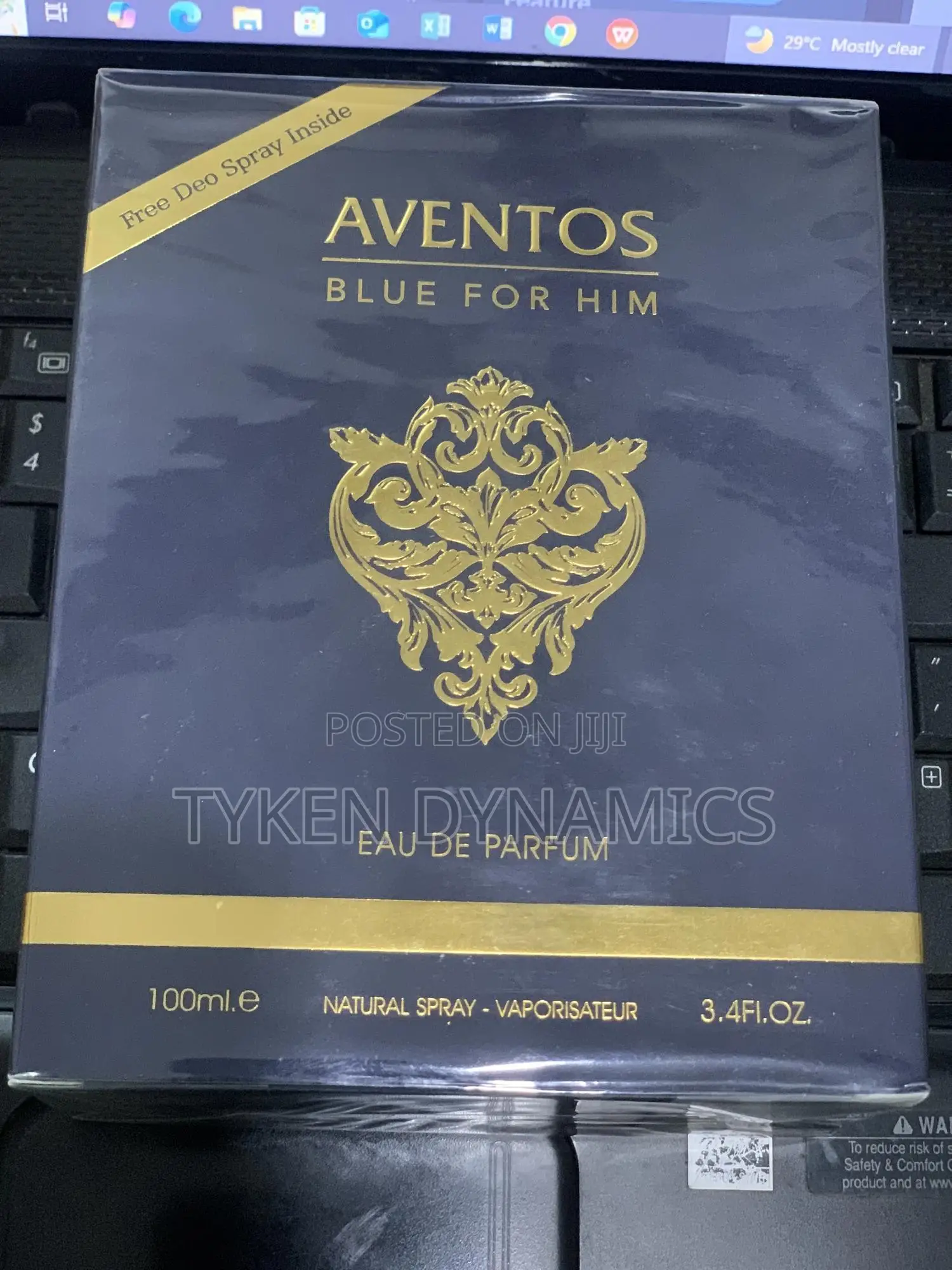 Aventos Blue for Him With Deo Spray Inside