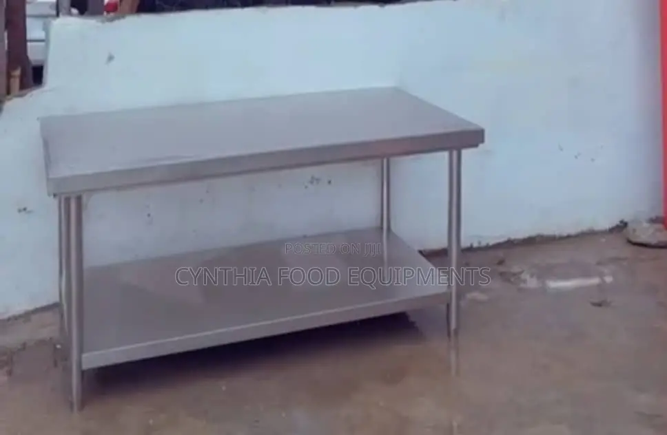 5ft Stainless Working Table Without Back