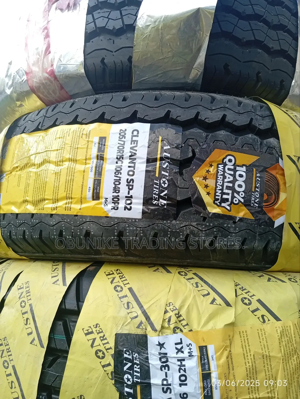 205/70r15c Austone Tyre