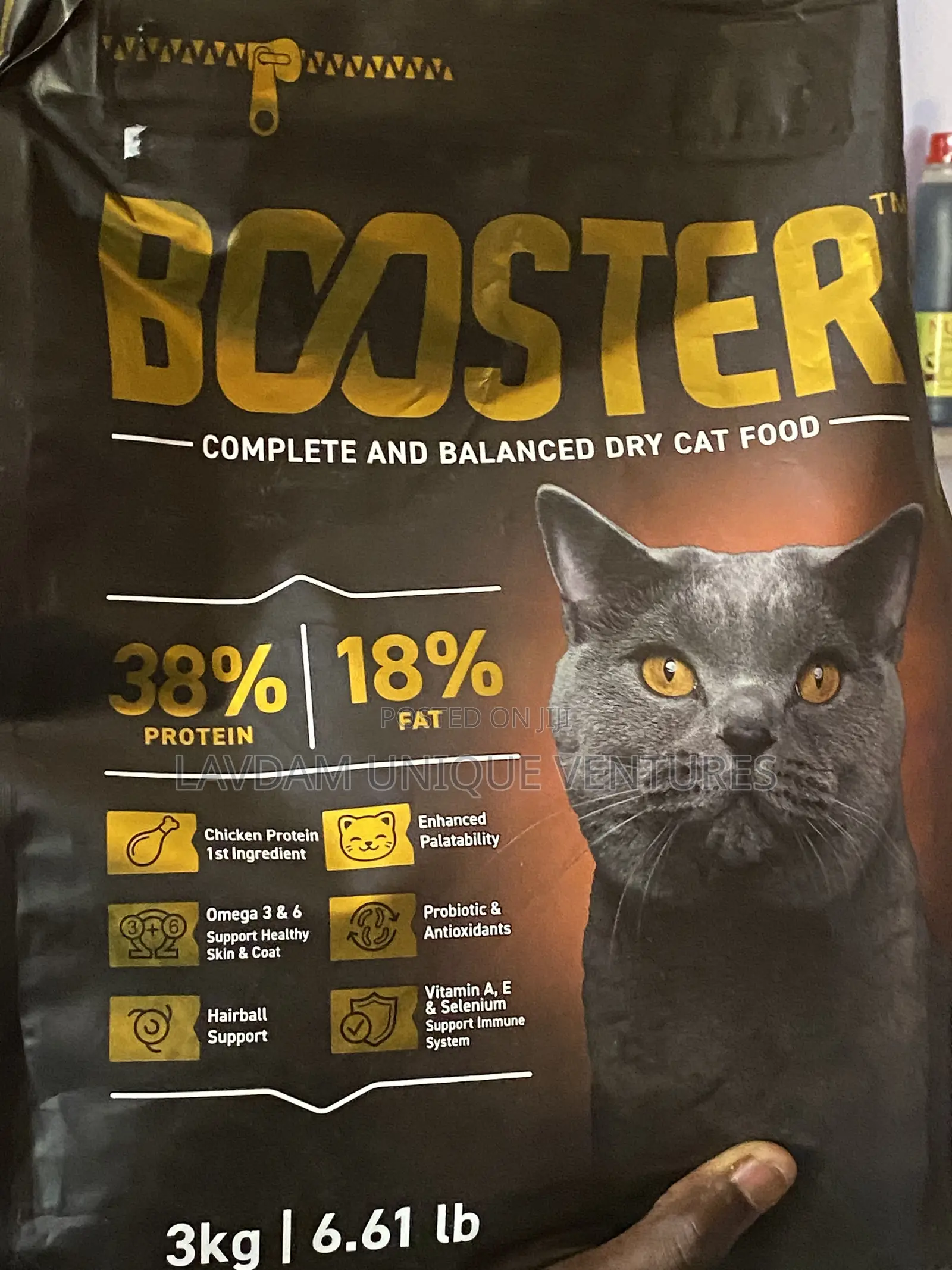 Booster Dry Cat Food – 3kg Available | Adult Cats