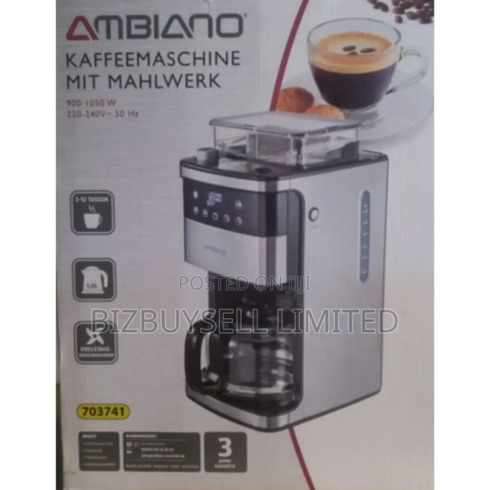 Coffee Maker and Grinder.