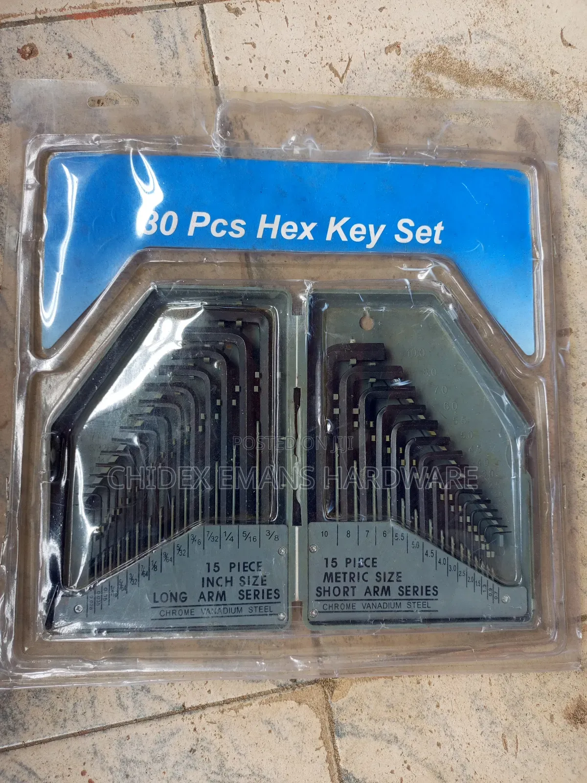 Set of Hex Align Key (Metric Inches)