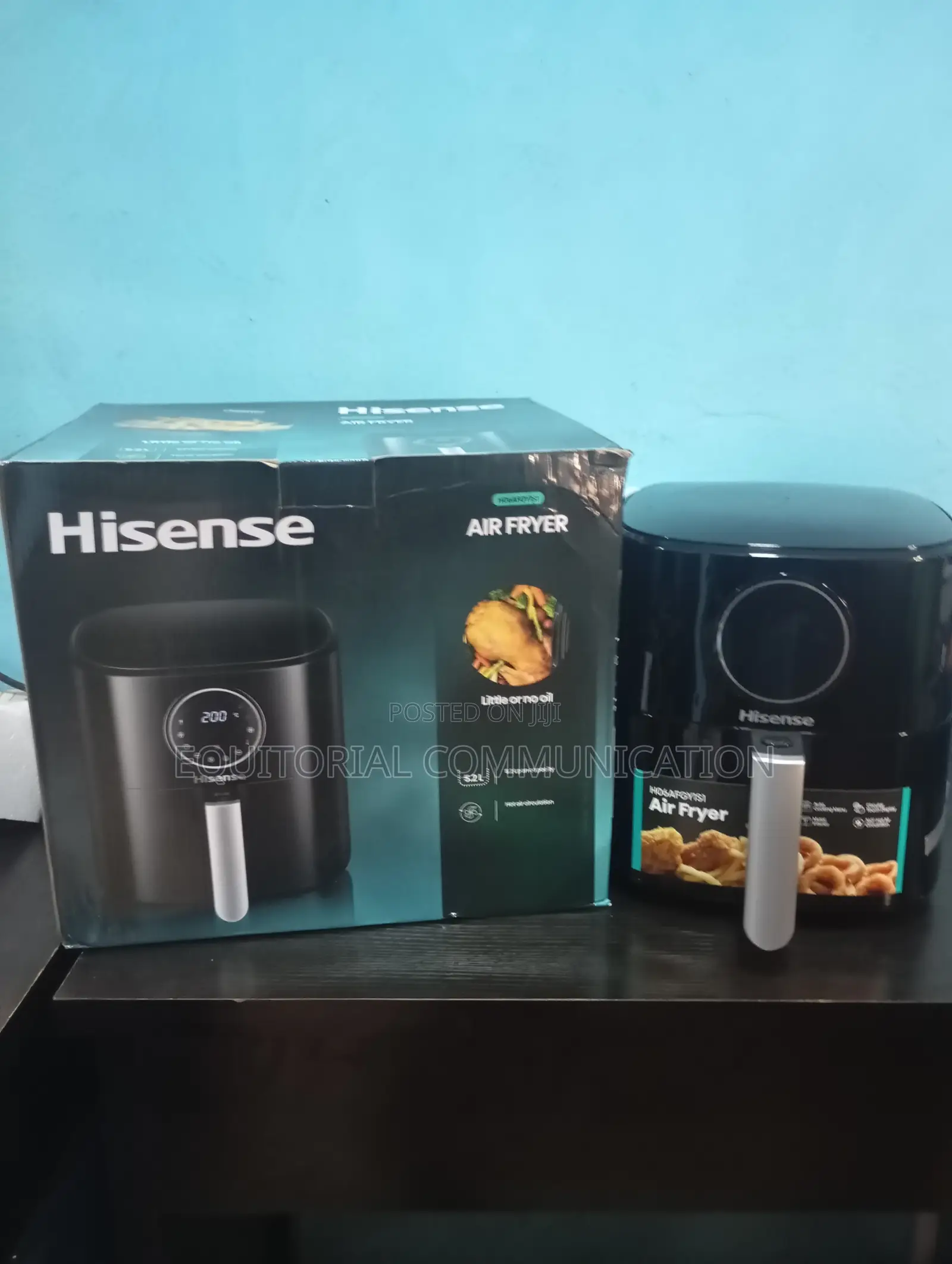 Hisense 5.2l Oil-Free Air Fryer –Large Capacity, Easy to Use