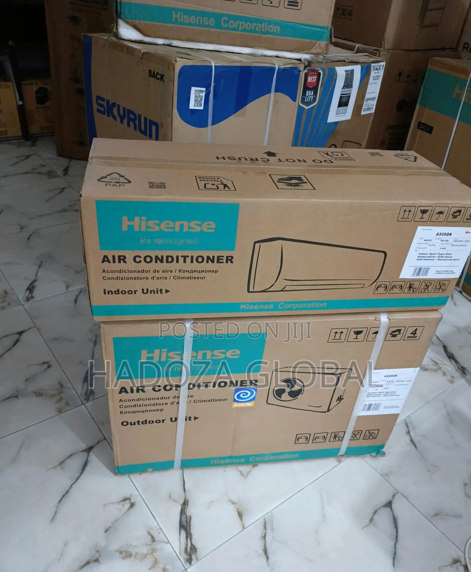 Home Inverter Split 1hp Air Conditioner - Hisense - As09dk