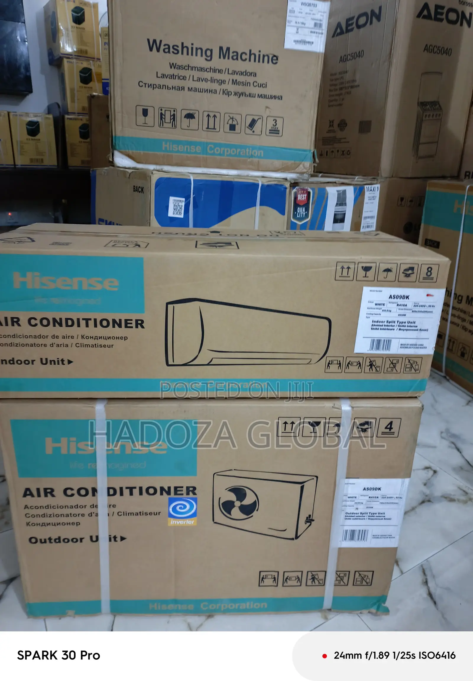 Reliable Home Cooling Unit - Hisense 1hp Ac - Split - As09dk