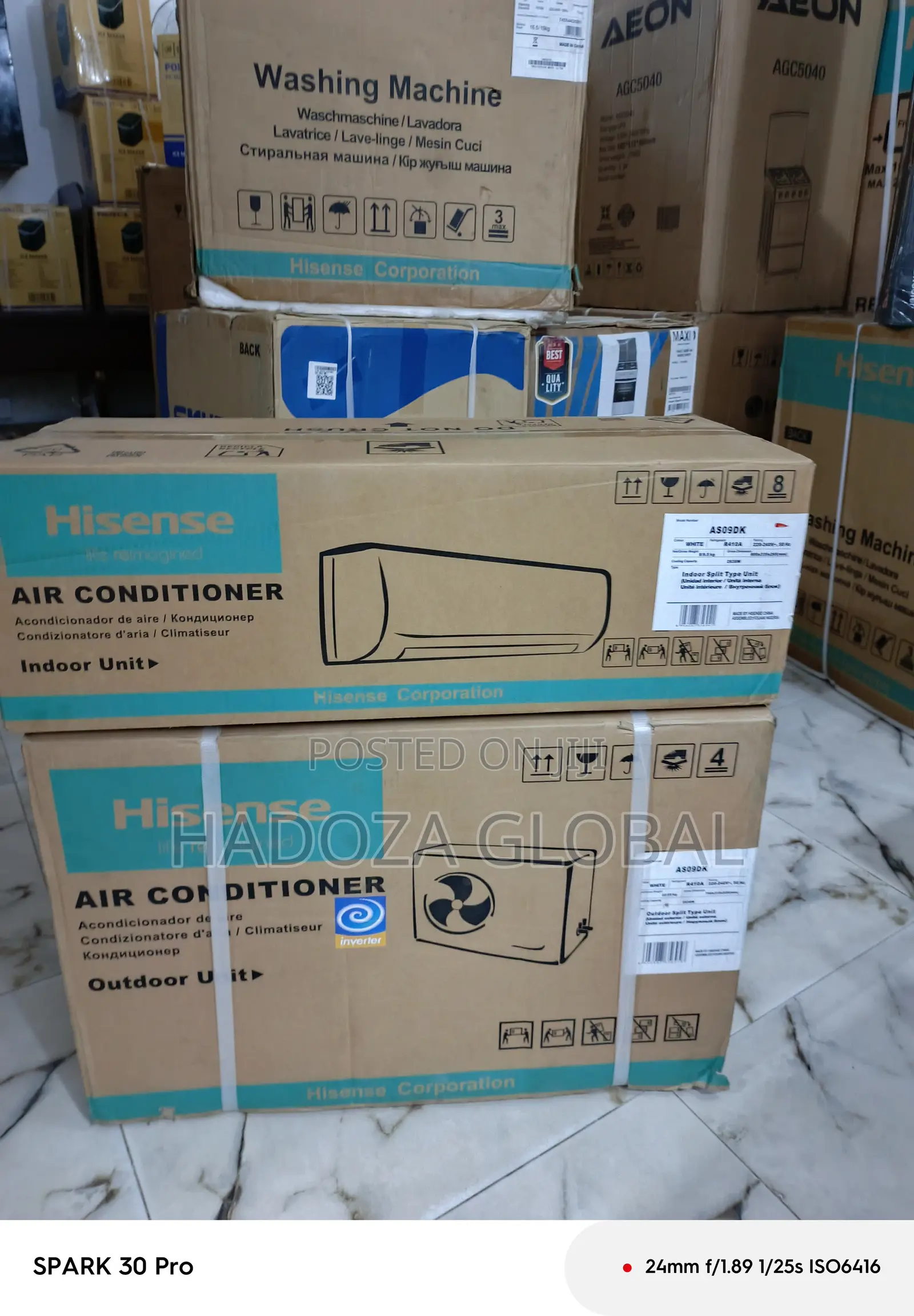 Reliable Home Cooling Unit - Hisense 1hp Ac - Split - As09dk