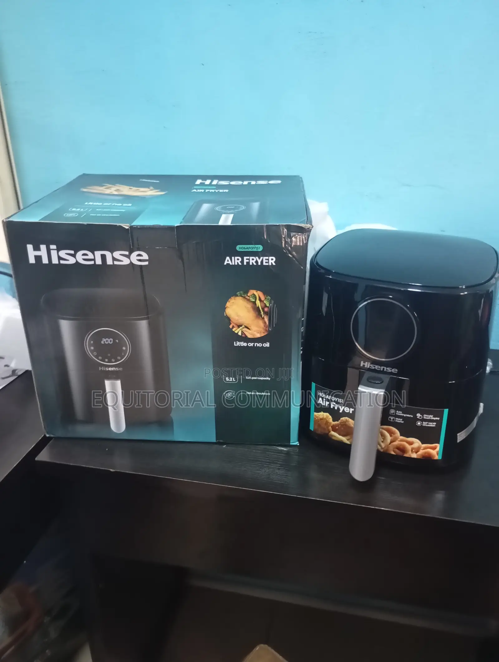 Hisense 5.2l Air Fryer – Large Capacity, Low-Fat Cooking